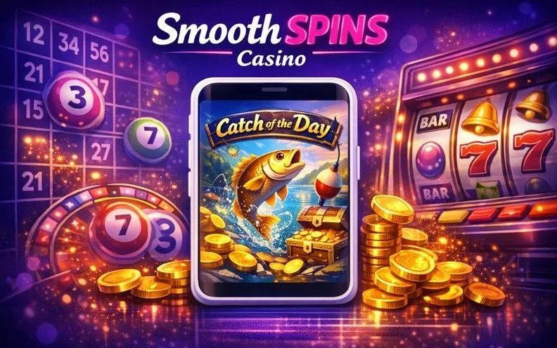 Smooth Spins bonus offers page