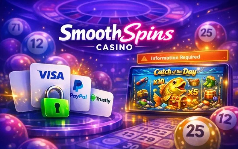 Smooth Spins withdrawal page hero banner